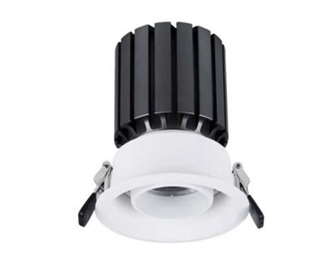 Dimmable adjustable Led recessed ceiling spotlight anti glare ...