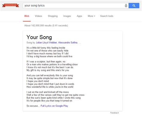 Google adds song lyrics to search results but it feels like a cheap cash grab | PCWorld