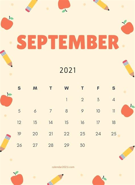 September 2021 Calendar Wallpapers - Top Free September 2021 Calendar Backgrounds - WallpaperAccess