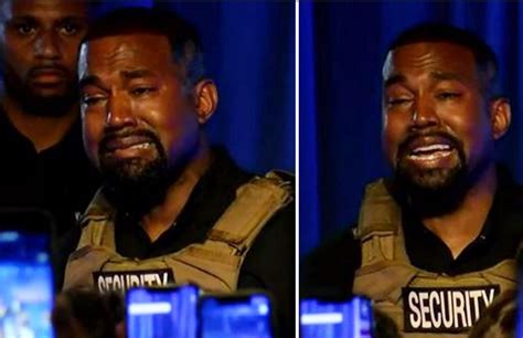 Kanye West in Bullet Proof Vest started Crying During 1st Presidential Campaign Rally [Video ...