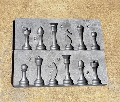 Graphite Mold: Chess Set | Etsy