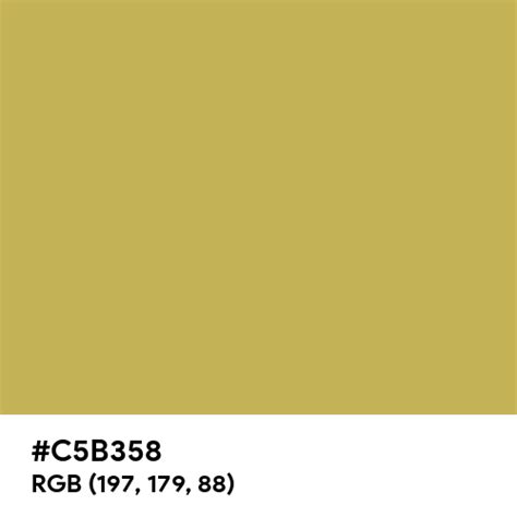 Vegas Gold color hex code is #C5B358