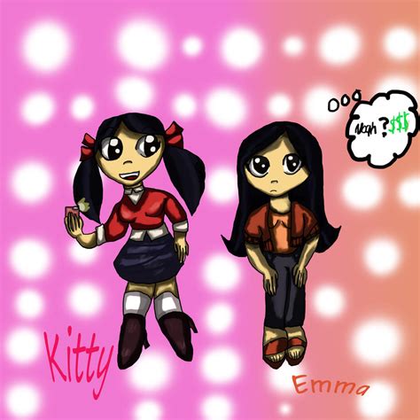 TDRR-Chibi Kitty and Emma by Pokechan13 on DeviantArt