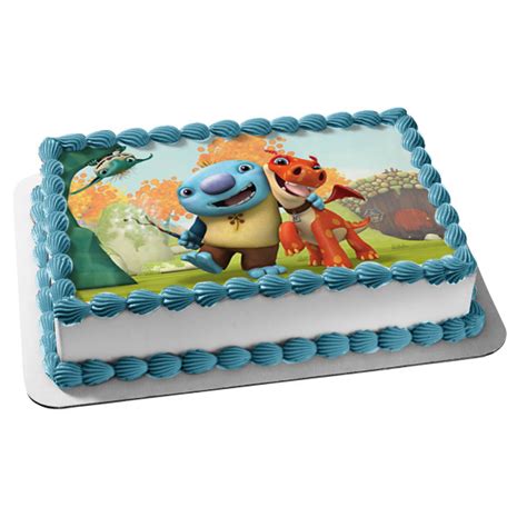 Wallykazam! Wally Trollman Norville Bobgoblin Hugging Edible Cake Topper Image ABPID00508