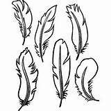 Feather Coloring Pages  Tobanga Colors sketch template
