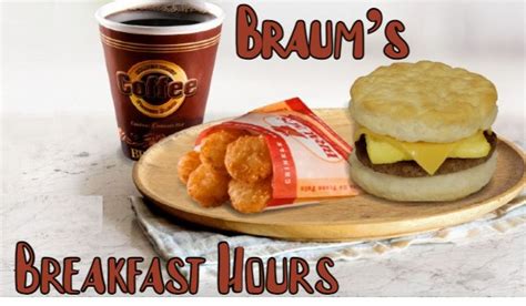 Braum’s Breakfast Hours | Delicious COMBOS Menu - Breakfast Offers