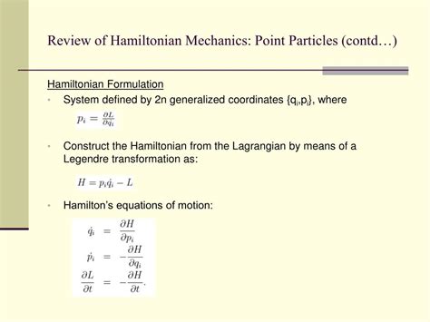 PPT - Hamiltonian Formulation of General Relativity PowerPoint Presentation - ID:1213620