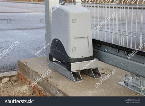 Gate Motor Parts Sliding Gate System Stock Photo 782360602 | Shutterstock