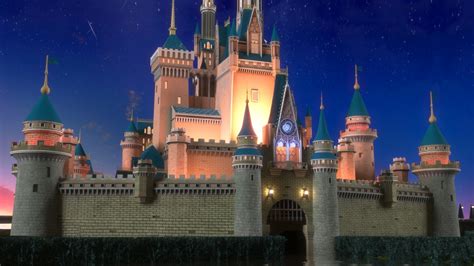 disney cinderella castle obj