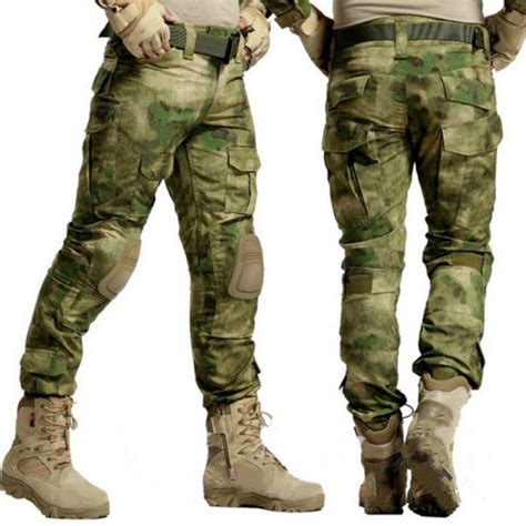 Camouflage Tactical Military Clothing Mens Army Cargo Pants Combat ...