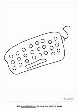 Free Keyboard Coloring Page  Coloring Page Printables Kidadl sketch template