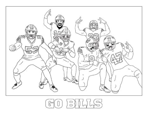 Buffalo Bills Coloring Pages