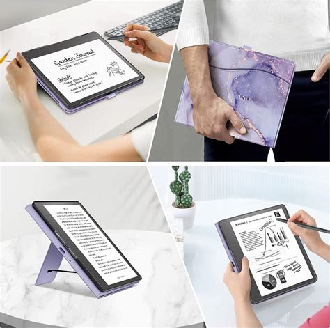 Kindle Scribe (2022) Stand Case w/ Card Slot & Pen Holder | Fintie