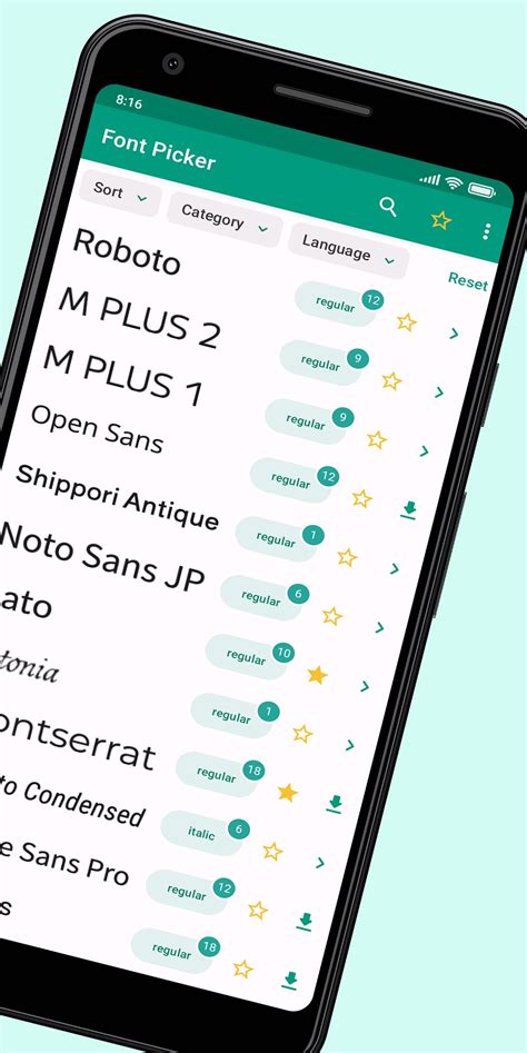 Font Picker - font downloader for Android - Download