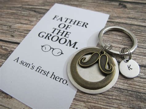 FATHER of the GROOM gift PERSONALIZED keychain a son's | Etsy | Father of groom gift, Groom gift ...