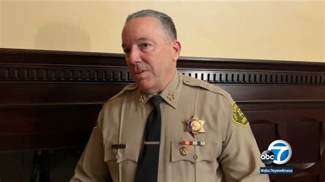 LA County sheriff's race: Robert Luna claims Sheriff Villanueva gave ...