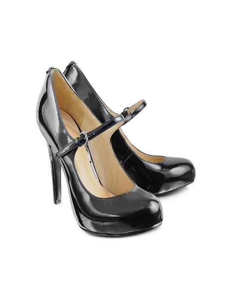 Guess Mary-jane Platform Pumps in Black | Lyst