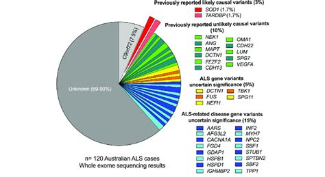 Summary of the whole exome sequencing results for Australian ALS case ...