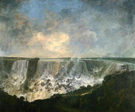 The Falls of Niagara 1770 80 Painting | Richard Wilson Oil Paintings