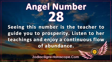 Angel Number 28 is the Teacher to Guide You to Prosperity | ZSH