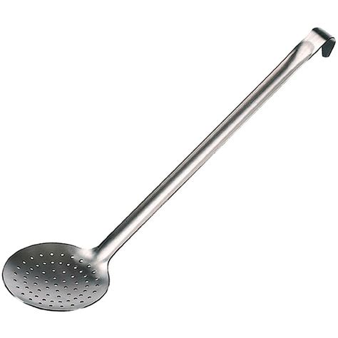 Stainless Steel Slotted Spoon / Skimmer, 4.75" Diam. | 112063 | Matfer Bourgeat