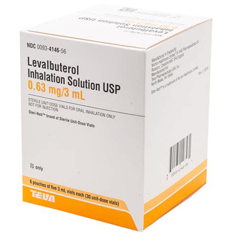 Levalbuterol Inahalation Solutions — Mountainside Medical Equipment