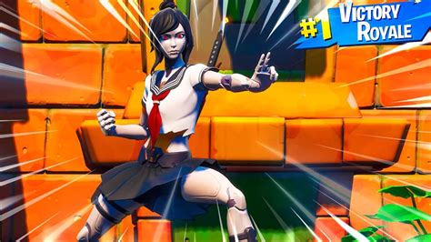 New TSUKI Skin Gameplay In Fortnite Battle Royale.. - YouTube