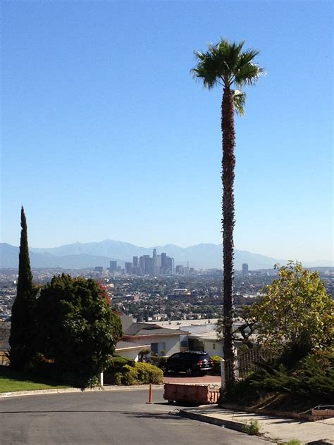 LA skyline from Baldwin Hills, Sunday | Baldwin hills, La skyline, Skyline