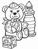 Coloring Toys 2 Pages sketch template