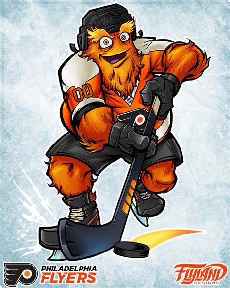 Philadelphia Flyers Official Mascot Designed By Brian Allen