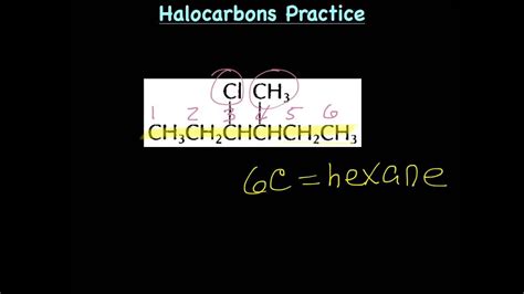 Functional Groups: Halocarbons - YouTube