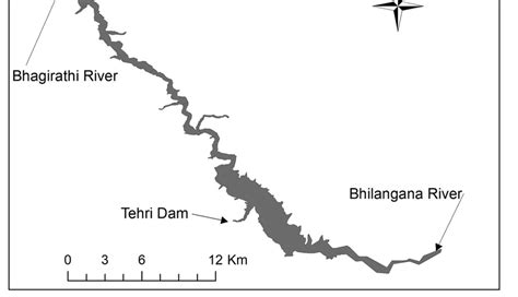 Location map of Tehri reservoir in the state of Uttrakhand, India. | Download Scientific Diagram