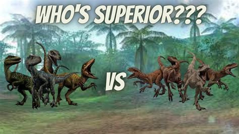 Velociraptor vs. Atrociraptor: Who's Better? - Jurassic World Evolution 2 - YouTube