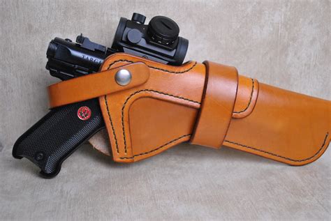 Ruger Mark I II III IV Leather Holster // Browning Buckmark | Etsy