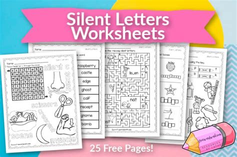 Silent Letters Worksheets - Free Word Work