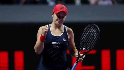 Ashleigh Barty into WTA Finals semis as Kiki Bertens retirement sends Belinda Bencic through ...