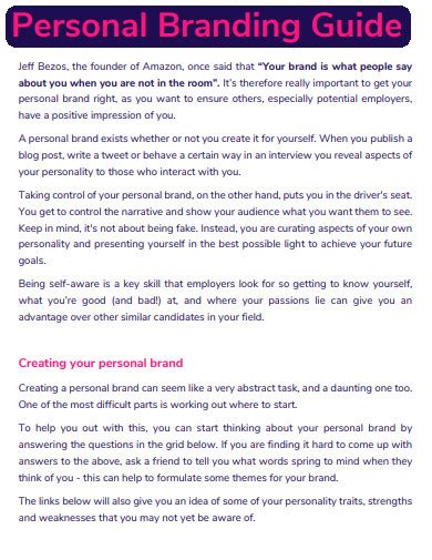 Personal Branding - 30+ Examples, Format, How to Improve, PDF