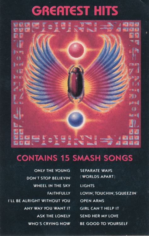 Journey - Greatest Hits (Cassette, Compilation) | Discogs