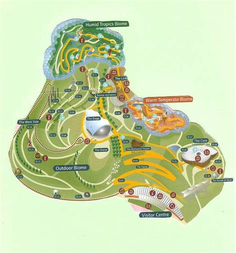 2006 Eden Project Map - Eden Project Cornwall UK • mappery