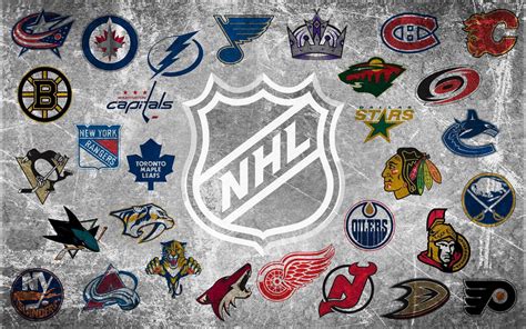 Download Awesome Nhl Ice Hockey Team Icons Wallpaper | Wallpapers.com