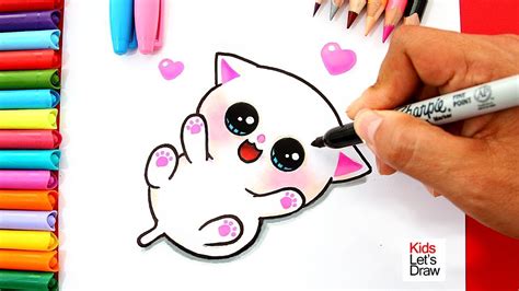 Aprende a dibujar un GATITO BEBÉ Kawaii | How to Draw a Cute Baby Kitten