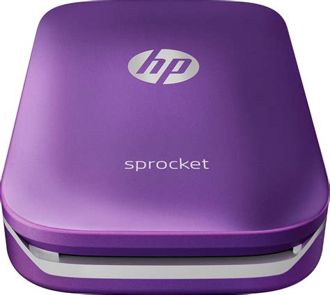 Best Buy: HP Sprocket Photo Printer Purple Z9L25A#B1H