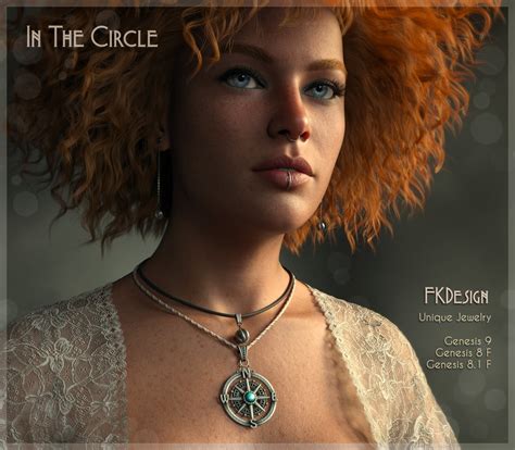 In The Circle - Jewelry For G8, G8.1 And G9 2024 - Free Daz 3D Models