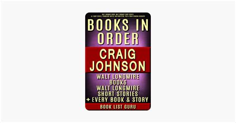 ‎Craig Johnson Books in Order: Walt Longmire books, Walt Longmire short stories, all short ...