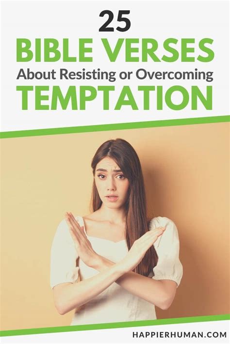 25 Bible Verses About Resisting or Overcoming Temptation - Happier Human