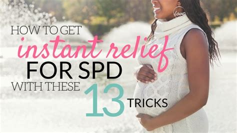 How To Get Instant Relief For Symphysis Pubis Dysfunction With These 13 ...