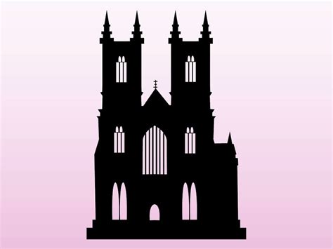 Silhouette Church Vector Art & Graphics | freevector.com