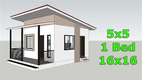 Small House 5x5 Design Full plan - YouTube