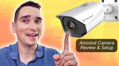 Amcrest UltraHD 4K Outdoor Bullet POE IP Camera - Review & Setup - Nerd Tech Dad