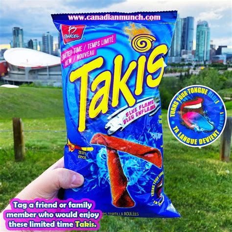 @canadianmunch posted to Instagram: Takis Blue Flame is out for a ...